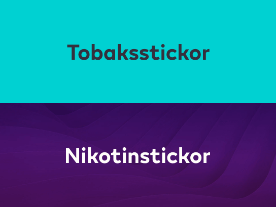 Tobacco sticks / Nicotine sticks
