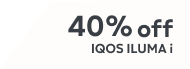 40% off IQOS ILUMA i
