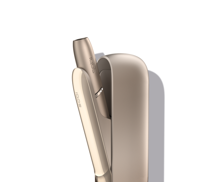 A golden IQOS 3 DUO.