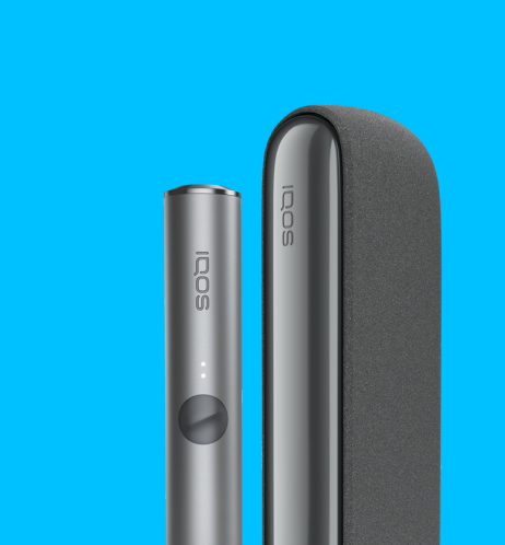 A Slate IQOS ILUMA device and Pocket Charger.