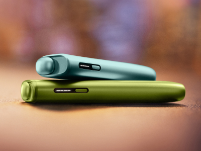 A couple unboxing their device