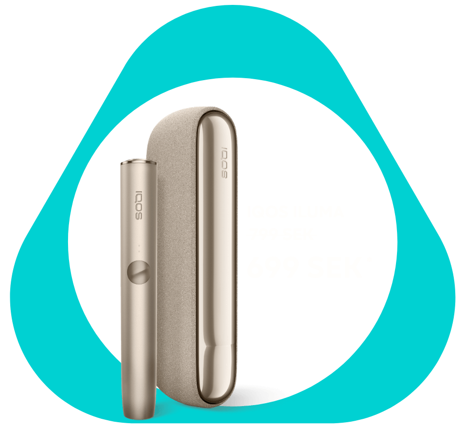 IQOS Iluma, old price 799 SEK crossed out, new price 699 SEK