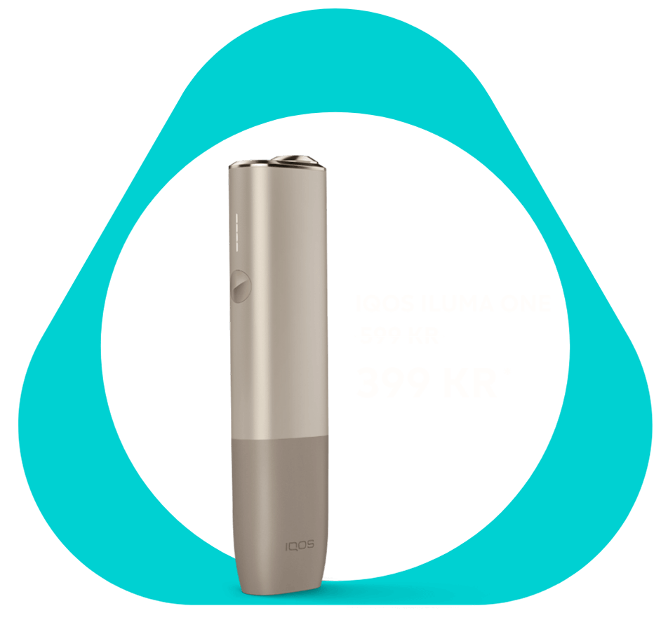 IQOS Iluma One, old price 599 SEK crossed out, new price 399 SEK