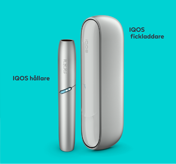 Couple kissing with IQOS