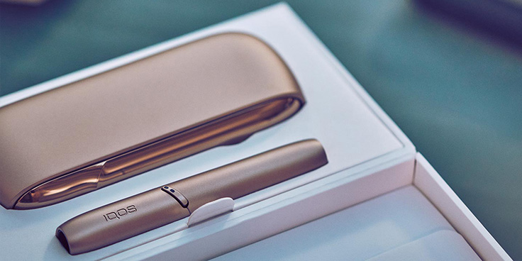 IQOS device in a box